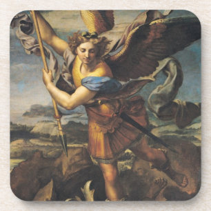 St. Michael Overwhelming the Demon, 1518 Coaster