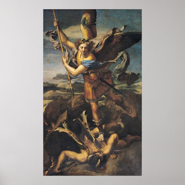 St. Michael Overwhelming the Demon, 1518 Poster (Front)