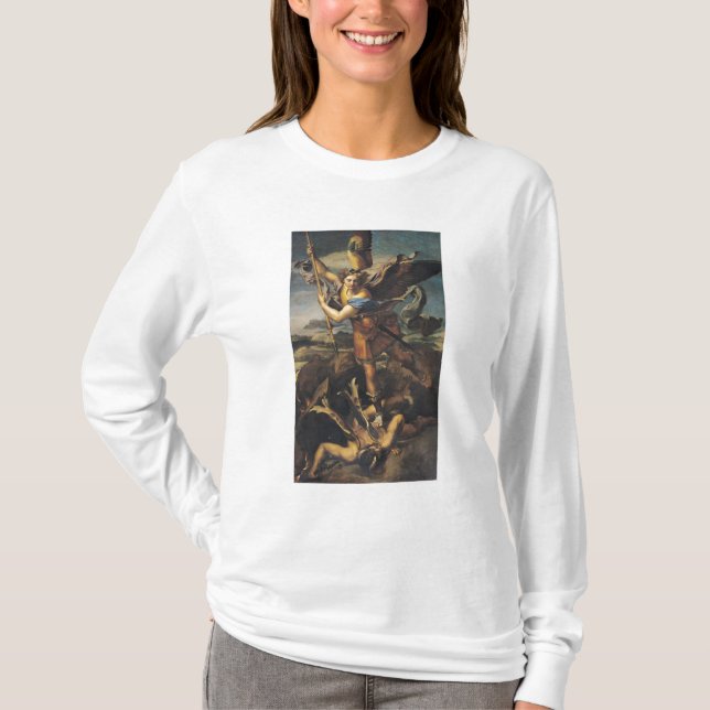 St. Michael Overwhelming the Demon, 1518 T-Shirt (Front)