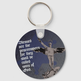 St. Michael - Patron Saint of Police Officers Key Ring