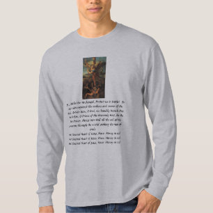 "St. Michael Prayer" Theresa Hartman T-Shirt