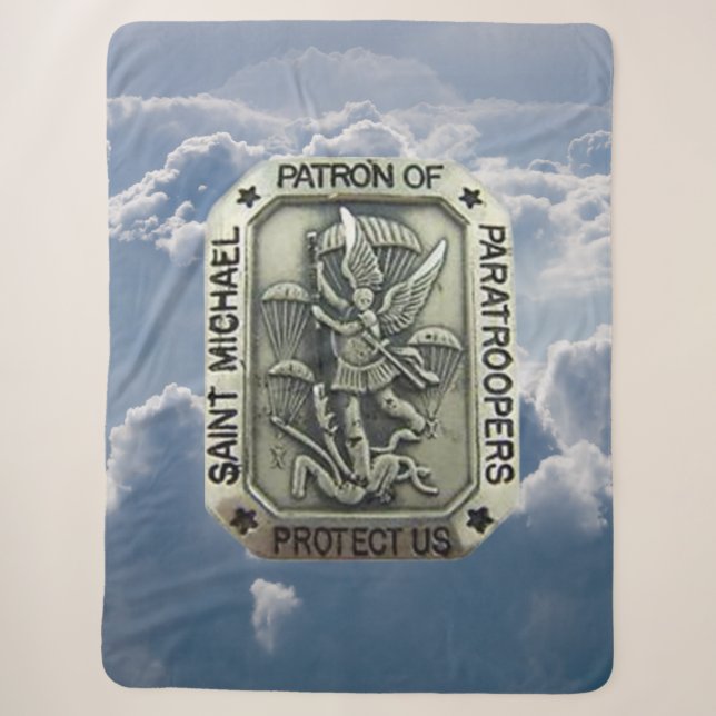 St. MICHAEL Sherpa Blanket (Front)