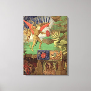 St. Michael Slaying the Dragon Canvas Print