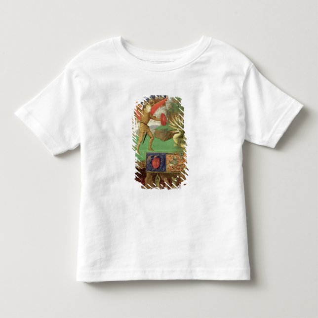 St. Michael Slaying the Dragon Toddler T-Shirt (Front)