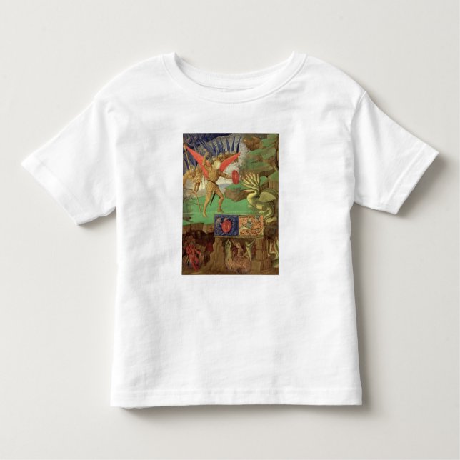 St. Michael Slaying the Dragon Toddler T-Shirt (Front)