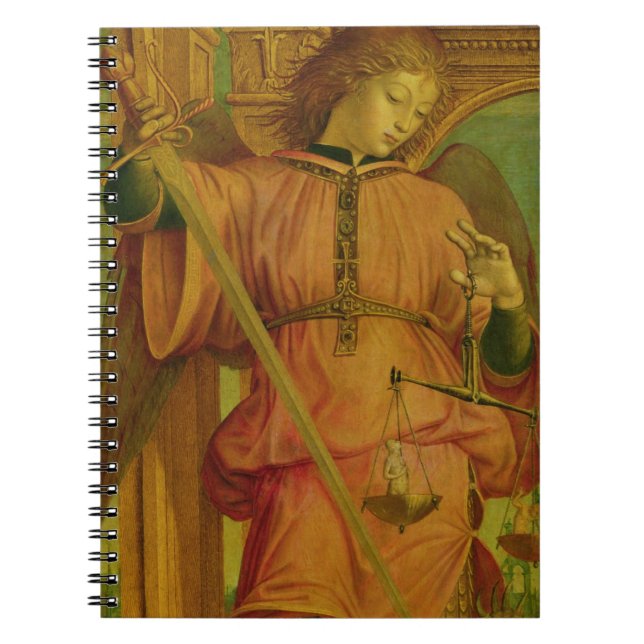 St. Michael Spiral Notebook (Front)