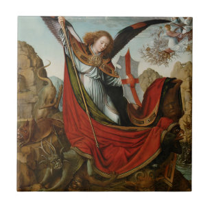 St Michael the Archangel Angel Saint - Gerard Tile