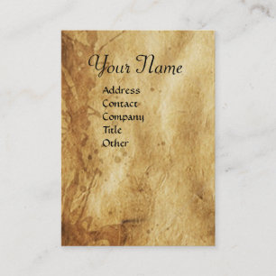 St. Michael the Archangel Antique Parchment Business Card
