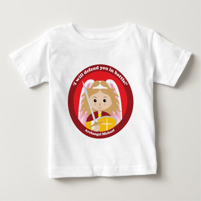 St. Michael the Archangel Baby T-Shirt (Front)