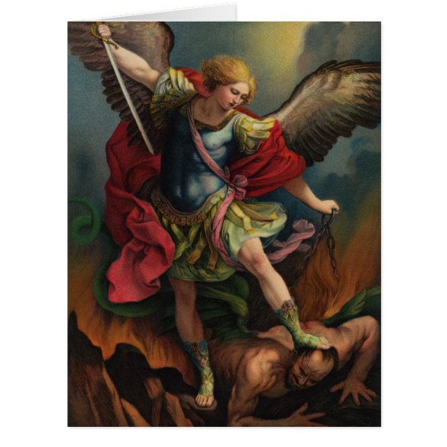 St. Michael the Archangel Big Greeting Card (Front)