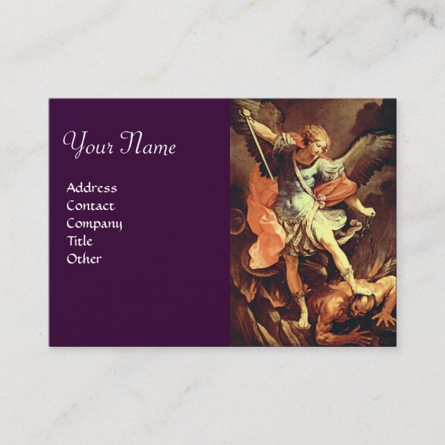 St. Michael the Archangel Business Card (Front)