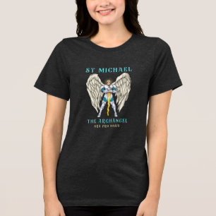 St Michael The Archangel Catholic Prayer Tee