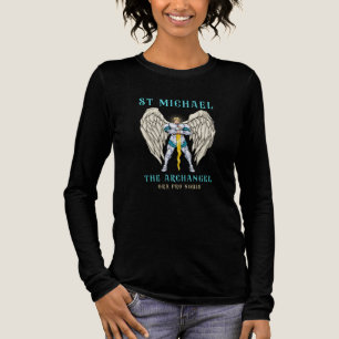 St Michael The Archangel Catholic Prayer Tri-Blend Shirt