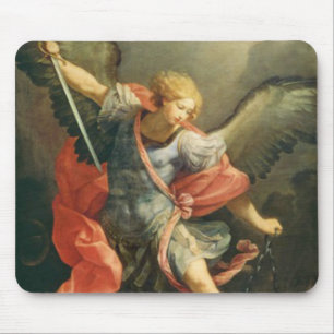 St. Michael the Archangel Defend us in Battle Mouse Pad