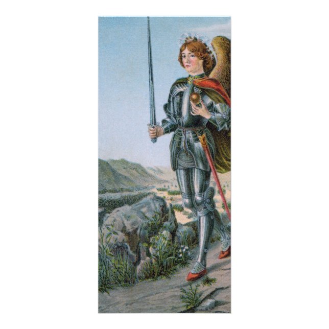 St. Michael the Archangel (detail; M 017) Rack Card (Front)