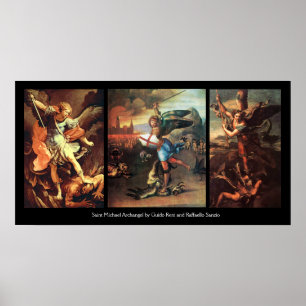 St MICHAEL THE ARCHANGEL FINE ART COLLECTION Poster