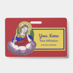 St. Michael the Archangel (M 009; Style 2) ID Badge