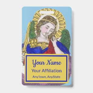 St. Michael the Archangel (M 009; Style 3) ID Badge