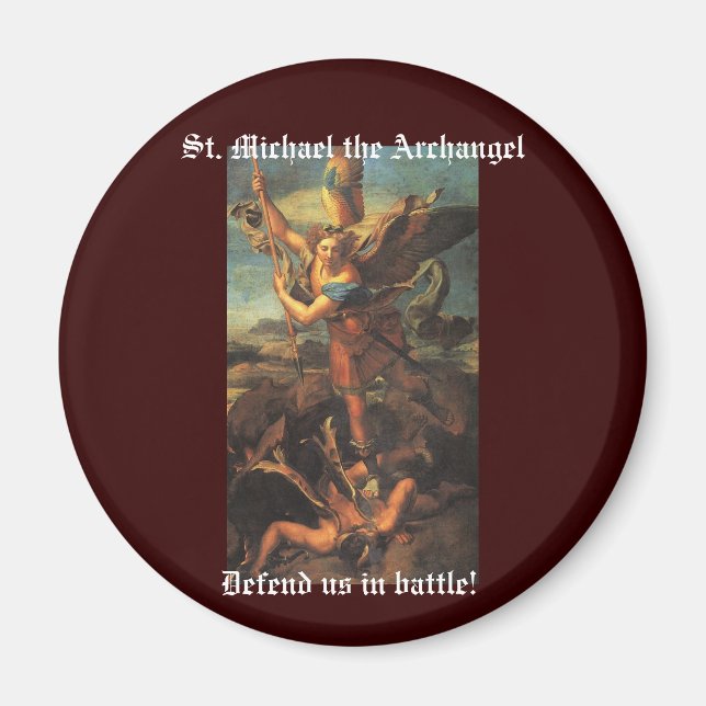 St. Michael the Archangel Magnet (Front)