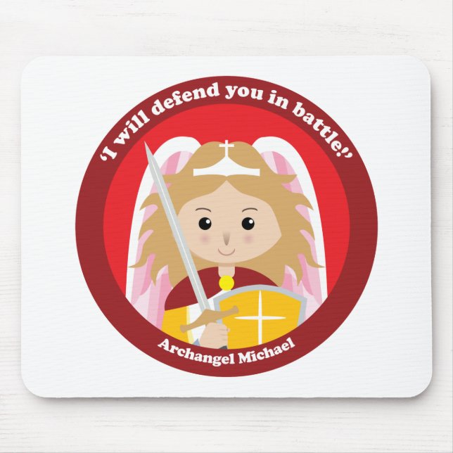 St. Michael the Archangel Mouse Pad (Front)