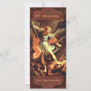 St. Michael the Archangel Prayer Card