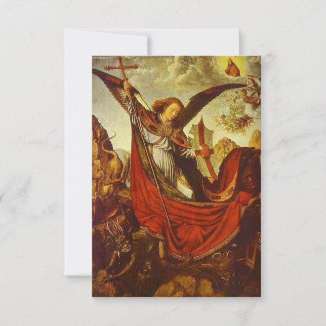 St Michael the Archangel Prayer Card (Front)