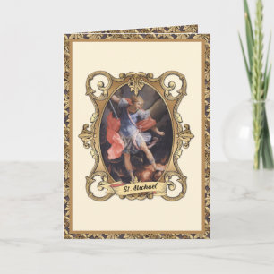 St. Michael the Archangel Prayer Religious Angel Card