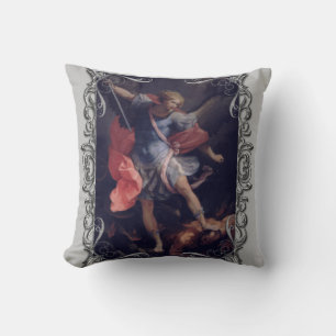 St. Michael, the Archangel Prayer Throw Pillow
