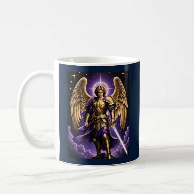 St Michael the Archangel Roman Catholic Coffee Mug (Left)