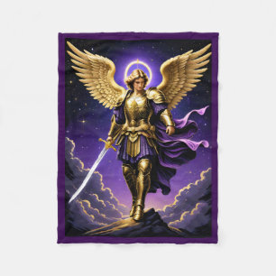 St Michael the Archangel Roman Catholic Fleece Blanket