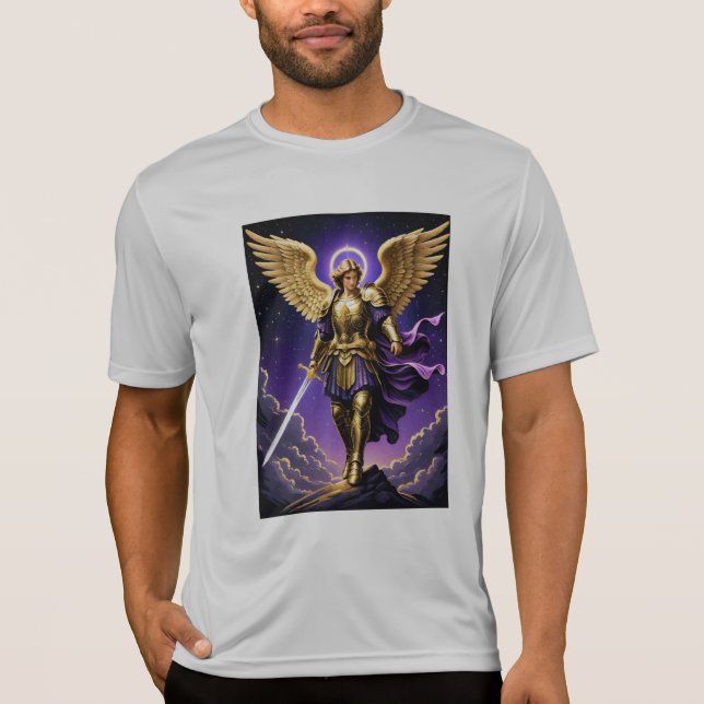 St Michael the Archangel Roman Catholic T-Shirt (Front)