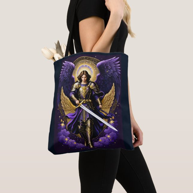 St Michael the Archangel Roman Catholic Tote Bag (Close Up)