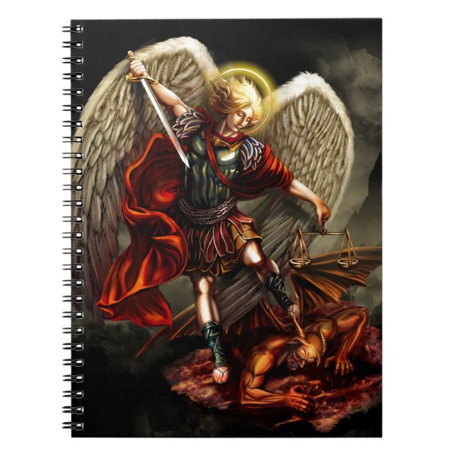 St. Michael the Archangel Spiral Notebook (Front)
