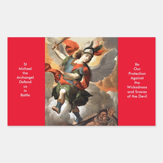 St Michael the Archangel Stickers (Front)