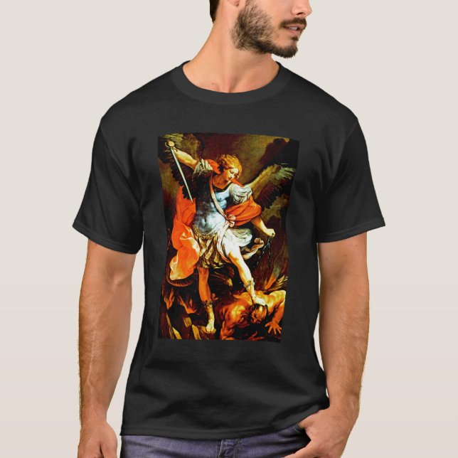 St Michael the Archangel T-Shirt (Front)
