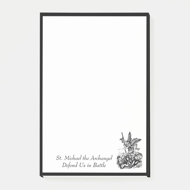 St. Michael the Archangel Traditional Catholic Post-it Notes (Front)