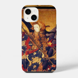 St. Michael Vanquishing Devil as Mediaeval Knight iPhone 14 Case