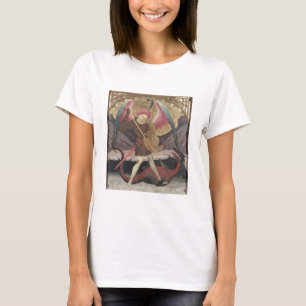 St Michael Vanquishing Evil, c.1480 (tempera on pa T-Shirt