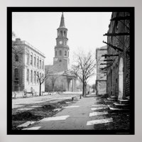 St. Michael's Church in Charleston, SC 1865