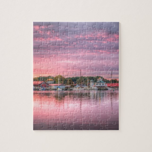 St. Michaels Harbour Jigsaw Puzzle (Vertical)