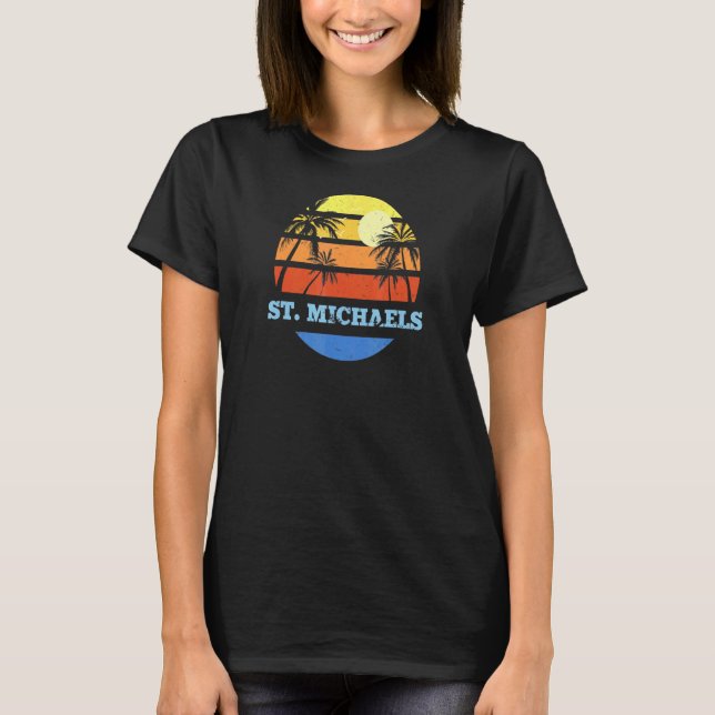 St Michaels Maryland Md Beach T-Shirt (Front)