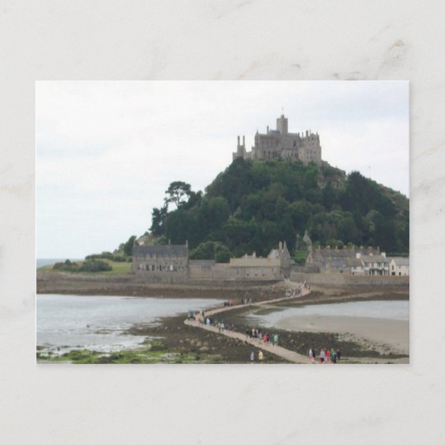ST MICHAELS MOUNT CORNWALL POSTCARD (Front)