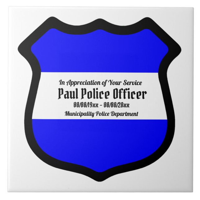 St. Michael's Shield (Style 2) Tile (Front)