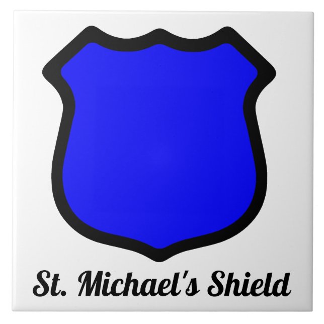 St. Michael's Shield Tile (Front)
