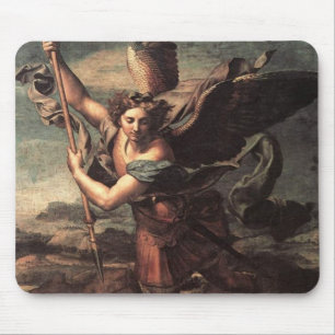 St Micheal and the Devil Mouse Pad