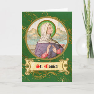 St. Monica of Tagaste (SAU 047; detail) Card