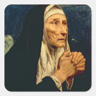 St. Monica Square Sticker