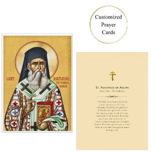 St. Nektarios of Aegina Prayer Card