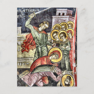 St. Neonilla Martyr Orthodox Christian Icon Postcard