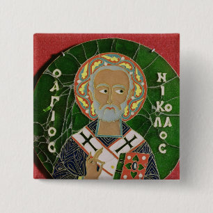 St. Nicholas 15 Cm Square Badge